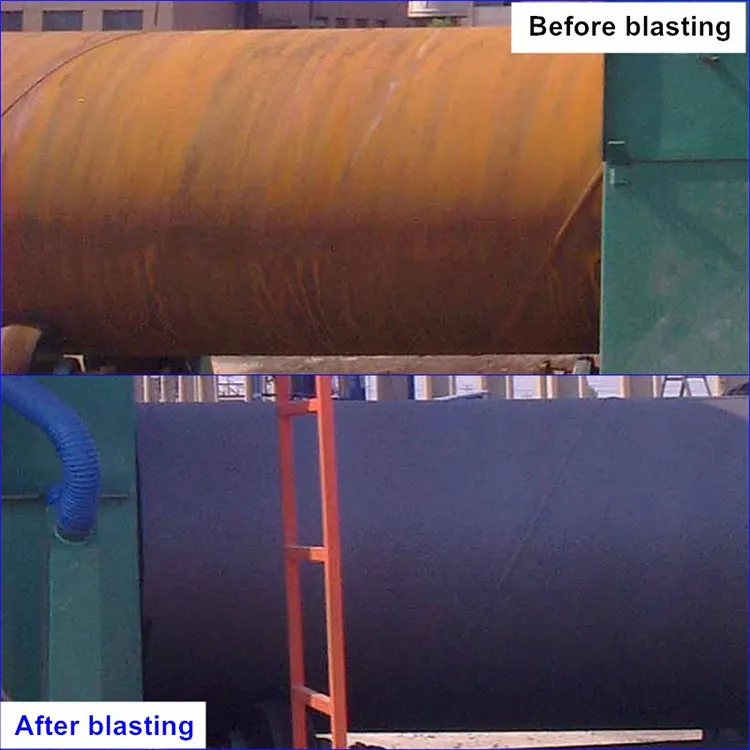 What is shot blasting