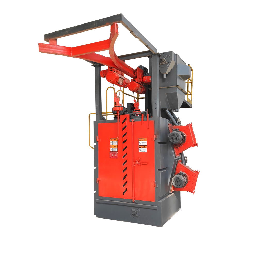 Remote Hook Overhead Hanger Type Shot Blasting Machine for Cleaning Gas Tank