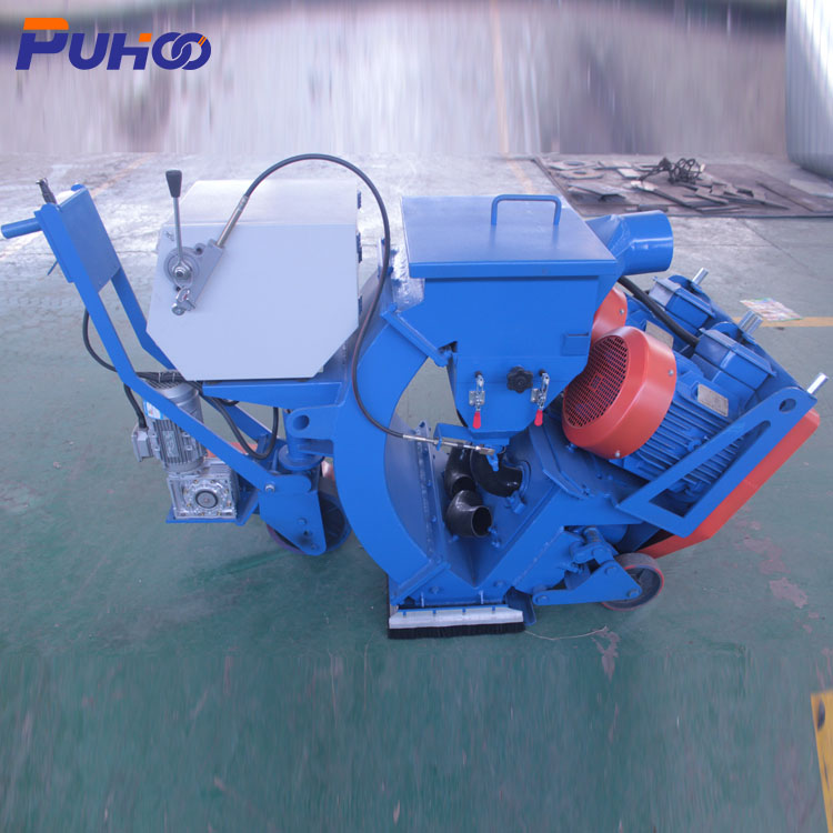 Road Shot Blasting Machine On Concrete Floor for Epoxy Coating Cleaning Rust Remove - 1