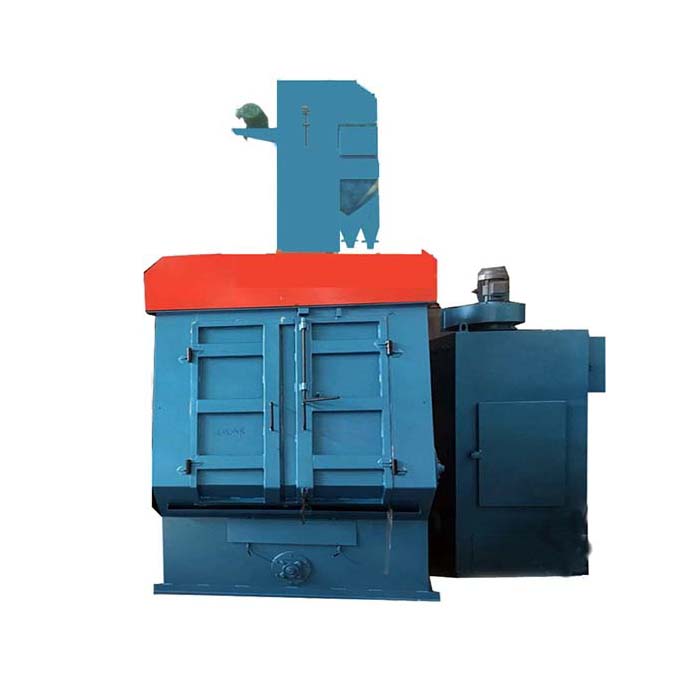 Rubber Belt Type Shot Blasting Machine for Bicycle Parts - 2 