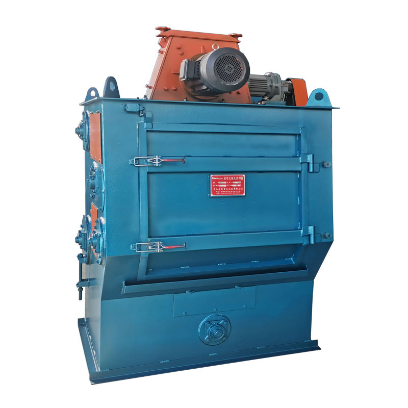 Rubber Belt Type Shot Blasting Machine for Bicycle Parts - 3