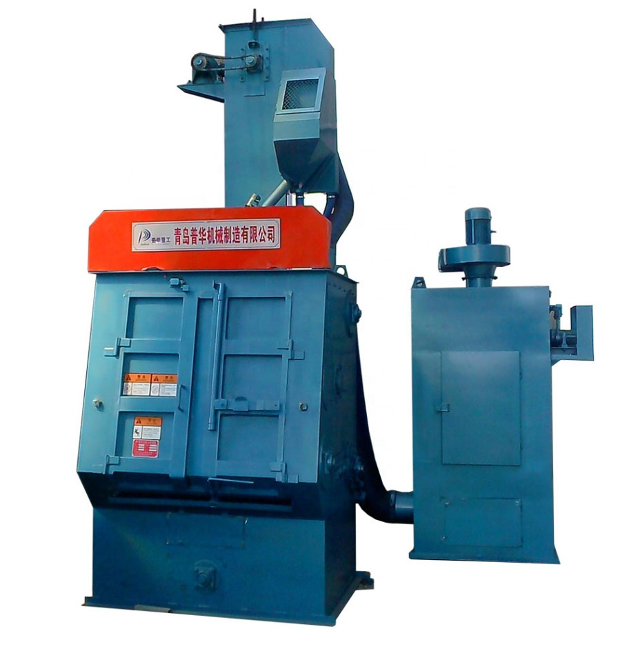 Rubber Belt Type Shot Blasting Machine for Bicycle Parts