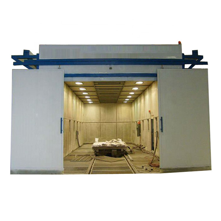 Sand Blasting Booth with Abrasive Automatic Recovery System