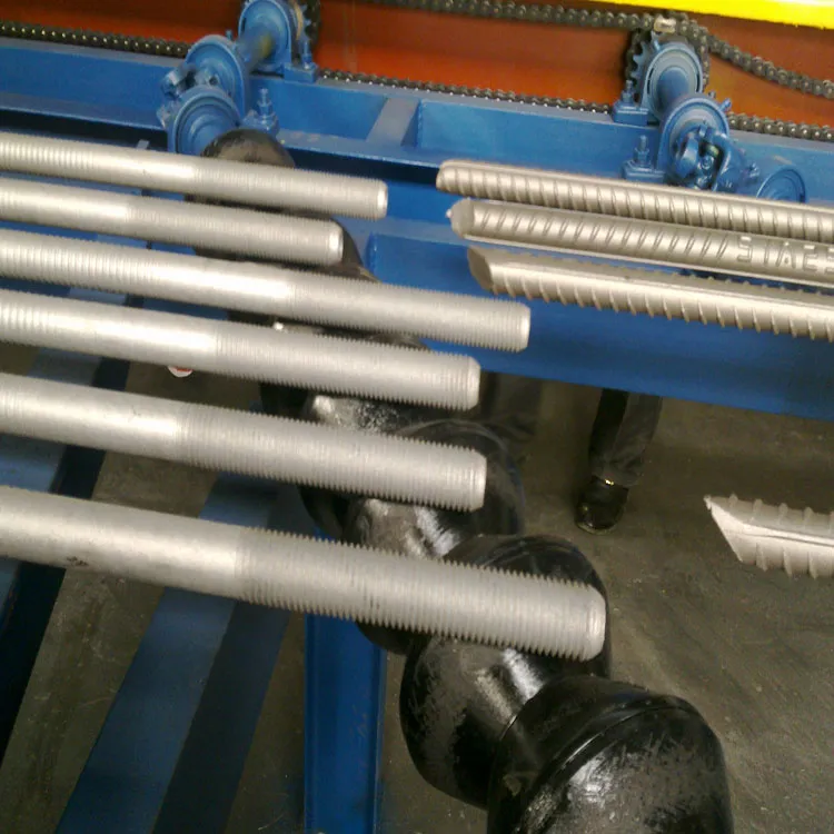 Steel Tube At Bar Shot Blasting Machine