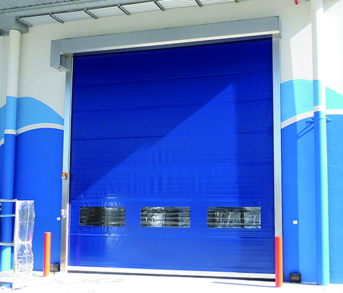Fast rolling door safety protection function. 