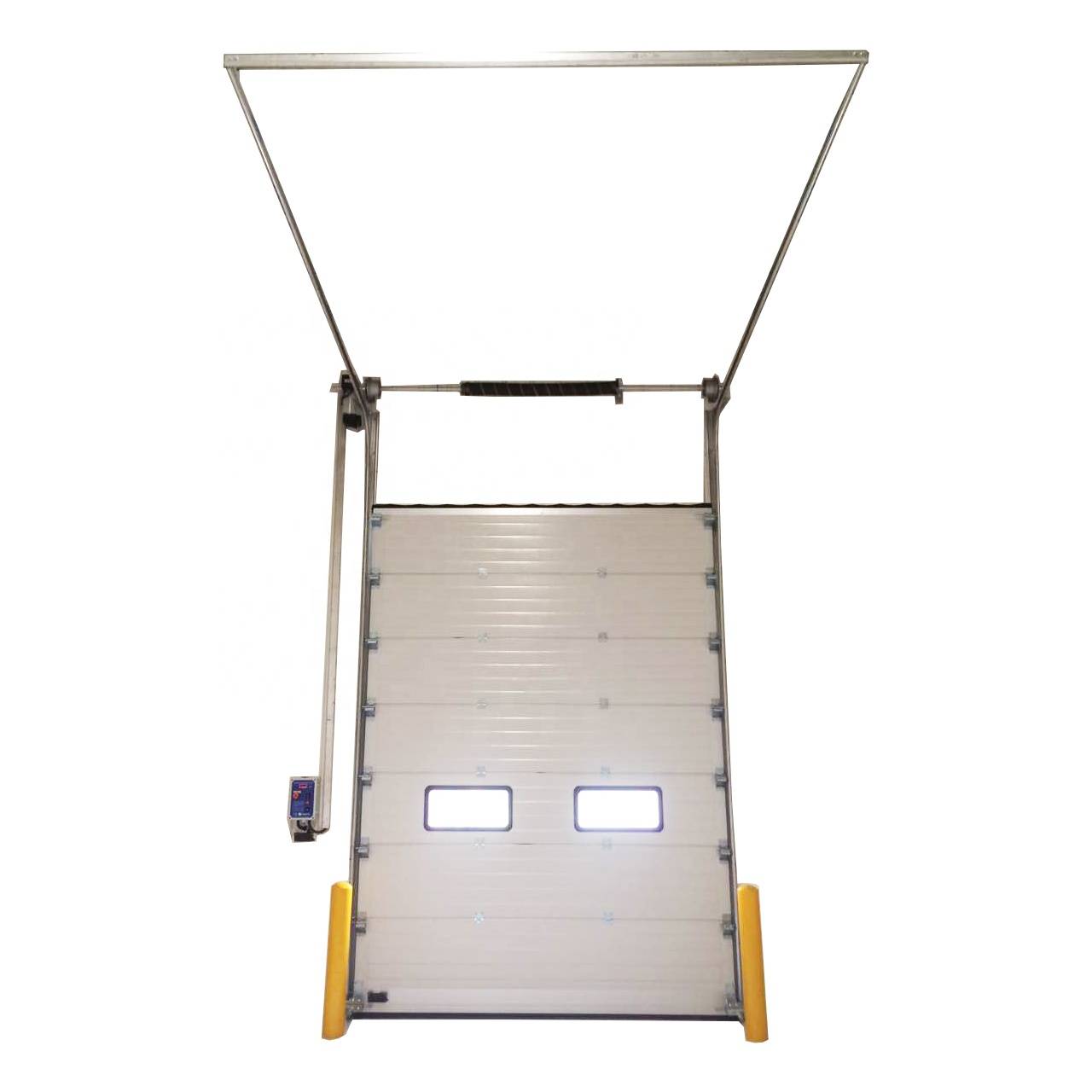 The main components of the balance system device of the industrial sliding door