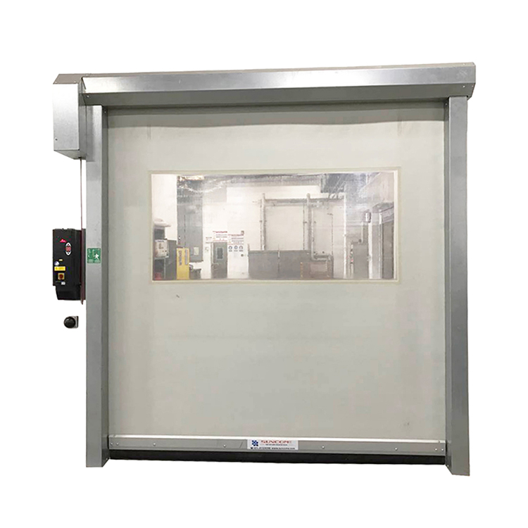 Automatic Rapid PVC Roll up Door Insulated High Speed Shutter Door Industrial Door