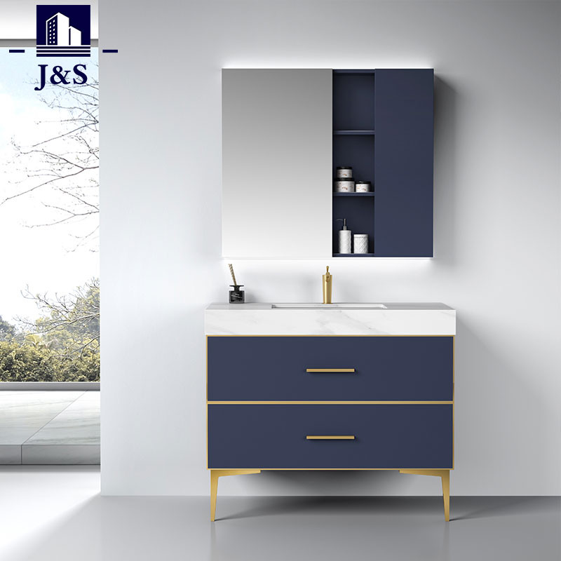 48 Inches Wall Mounted Bathroom Cabinet Vanity