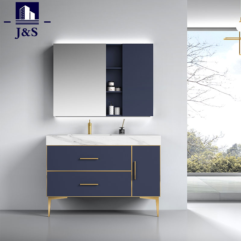48 Inches Wall Mounted Bathroom Cabinet Vanity