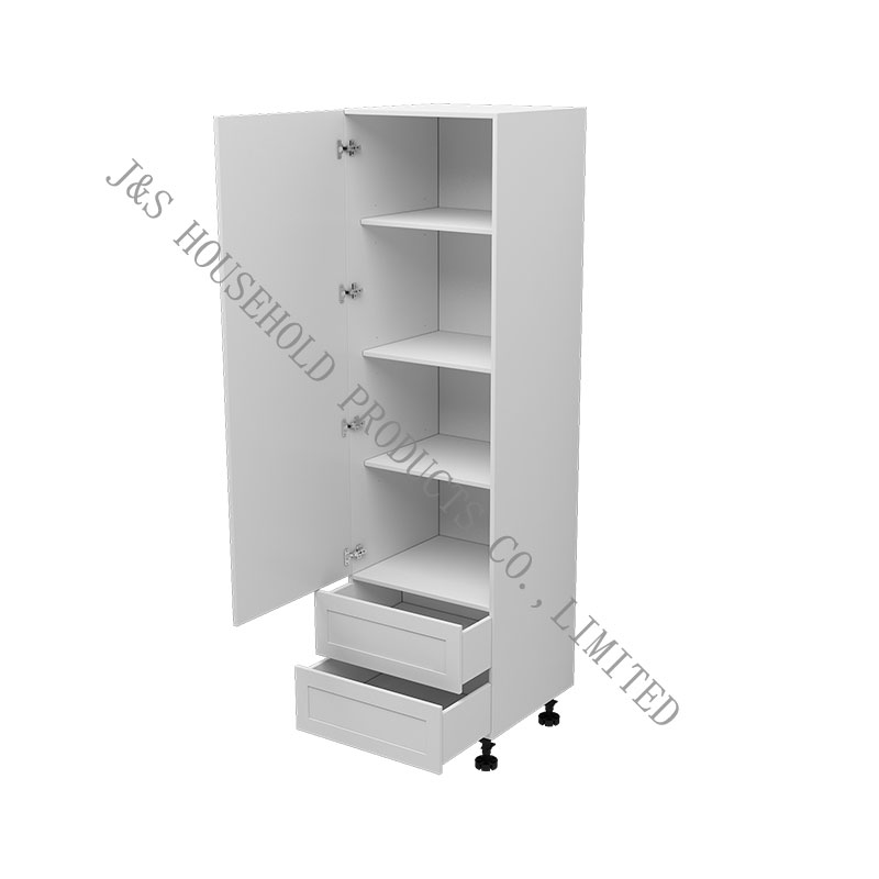 Double Drawers Walk in Pantry Flat Pack Kitchen