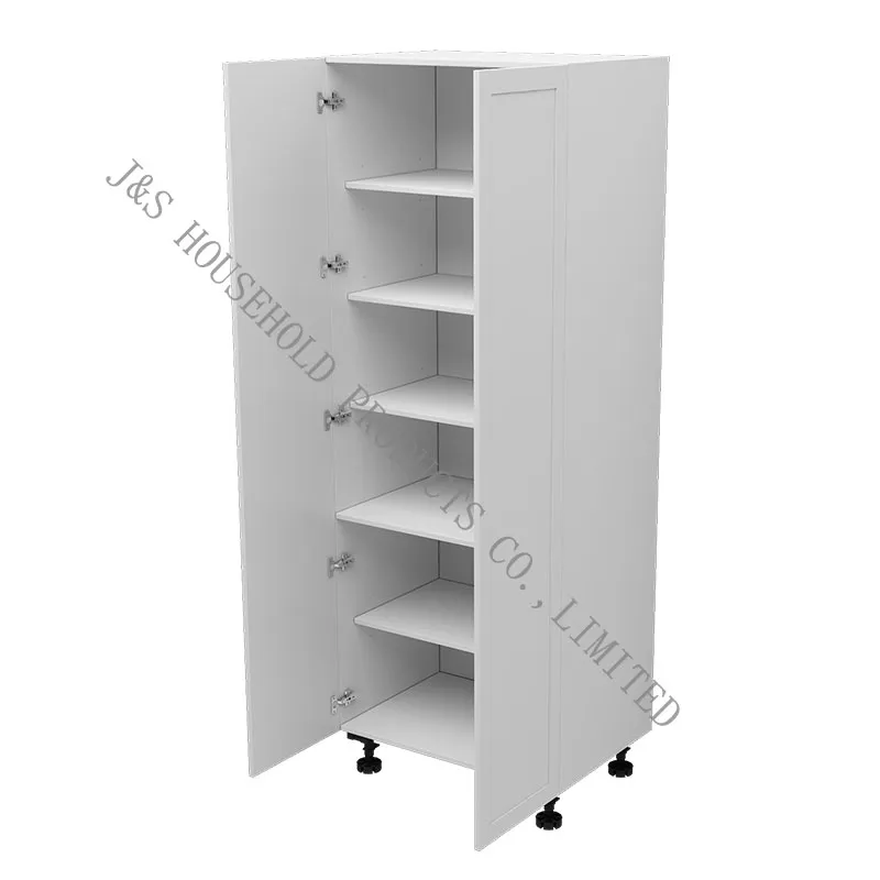 Kitset Kitchen Flat Pack Doras Dúbailte Comh-Aireachta Ard