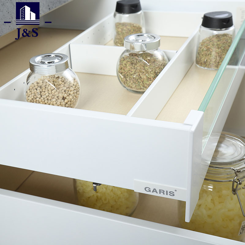 Push To Open Drawer Runner Tandem Box In Kitchen Cabinet