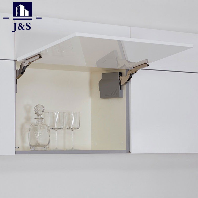 Las estancias superiores levantan la tapa hidráulica de la cocina Soporte del gabinete de la estancia Accesorios de puerta abatible