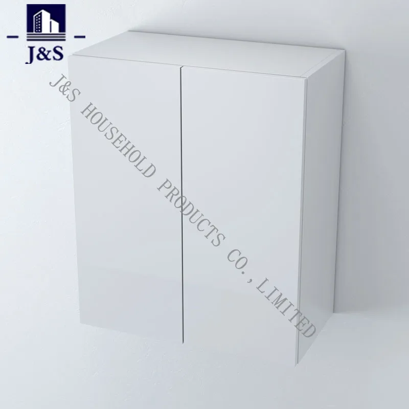 Two Story Double Door White Cabinet