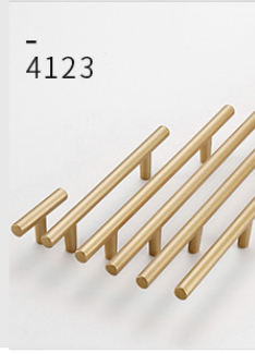 Furniture Hardware Cabinet Drawer Handles Golden Series