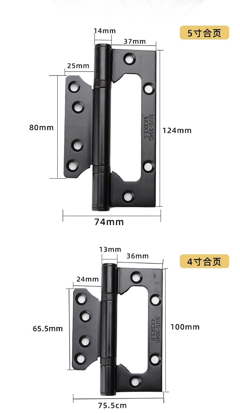 No Mortise Hinges For Interior Doors
