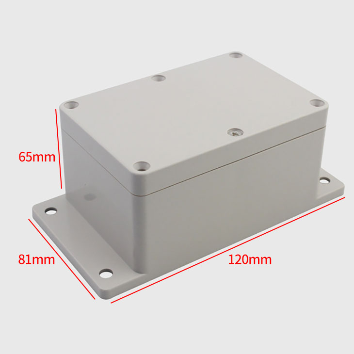 What is the IP rating of the Plastic Distribution Box for outdoor use? Are there any requirements for the material?