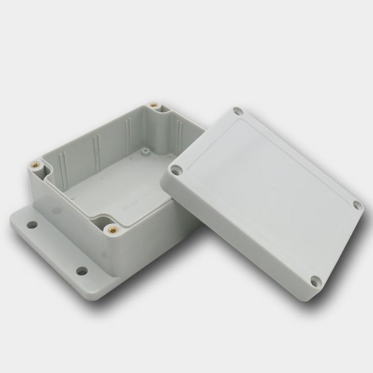 Caja de conexiones de ABS con brida de montaje - 6