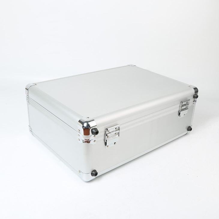 Silver, Aluminum Tool Box - 3 