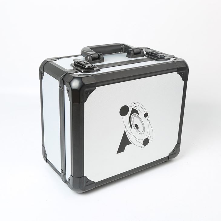 Caja de aluminio con LOGOTIPO de serigrafía personalizado - 2 