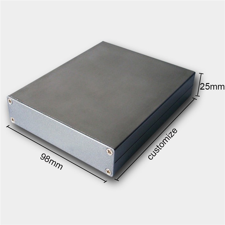 Caja de extrusión de aluminio para fijar PCB - 1