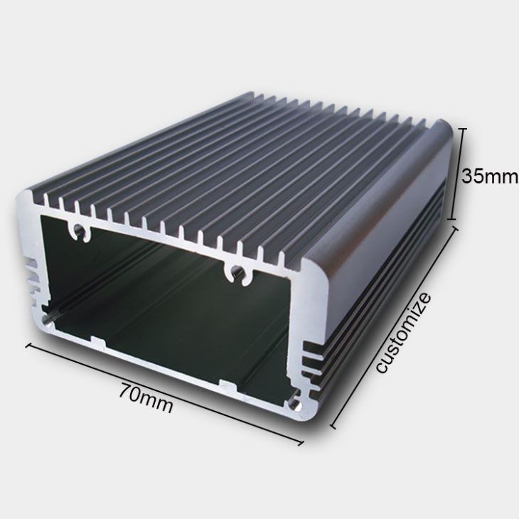 Caja de extrusión de aluminio para fuente de alimentación - 0 