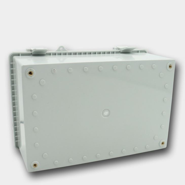 Clasp Type Hinged Plastic Switch Box - 3 