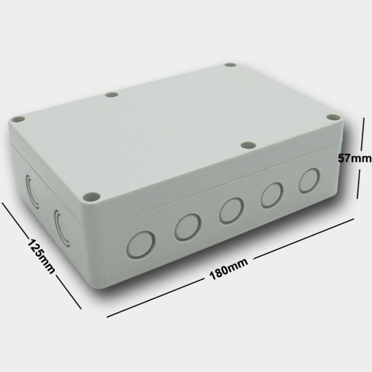 Caja de plástico impermeable para dispositivos electrónicos - 1