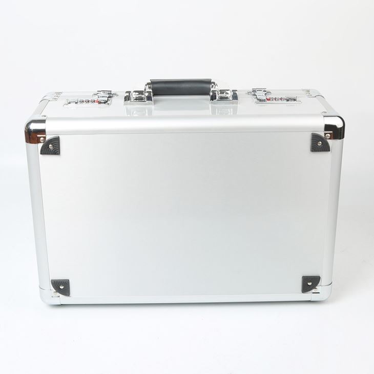 Værktøjskasse af sølvfarvet aluminium - 3