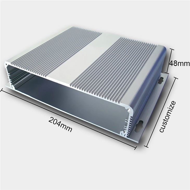 Caja de aluminio anodizado de montaje en pared - 1 