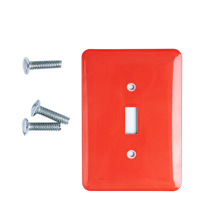 Pure Red Sublimation Light Switch Plate Covers