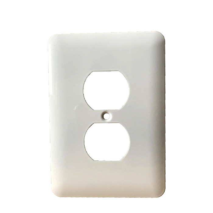 Pure White Sublimation Outlet Plate Covers - 0