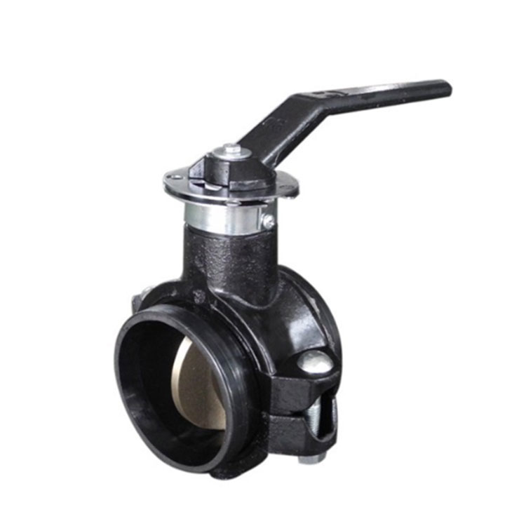 The basic structure of the butterfly valve