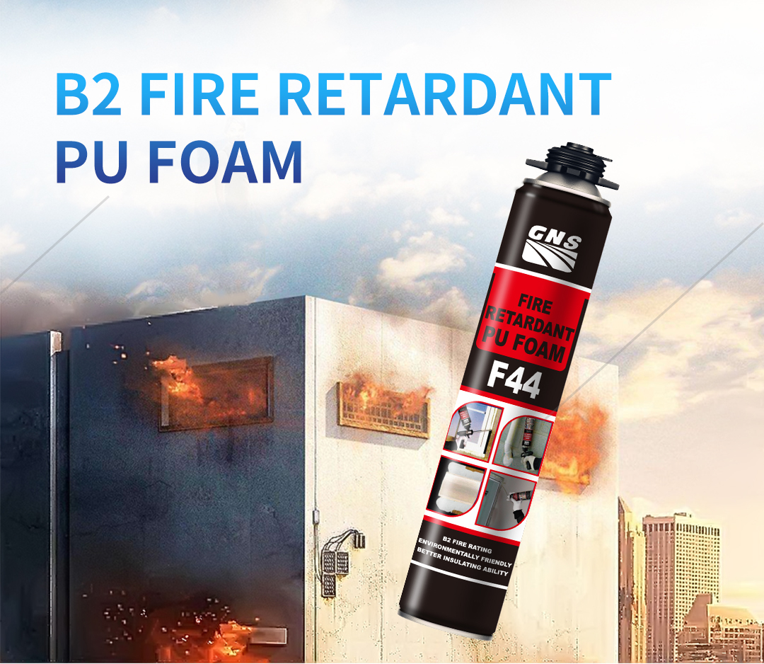 B2 Fire Rated PU Expandable Foam Gun Type
