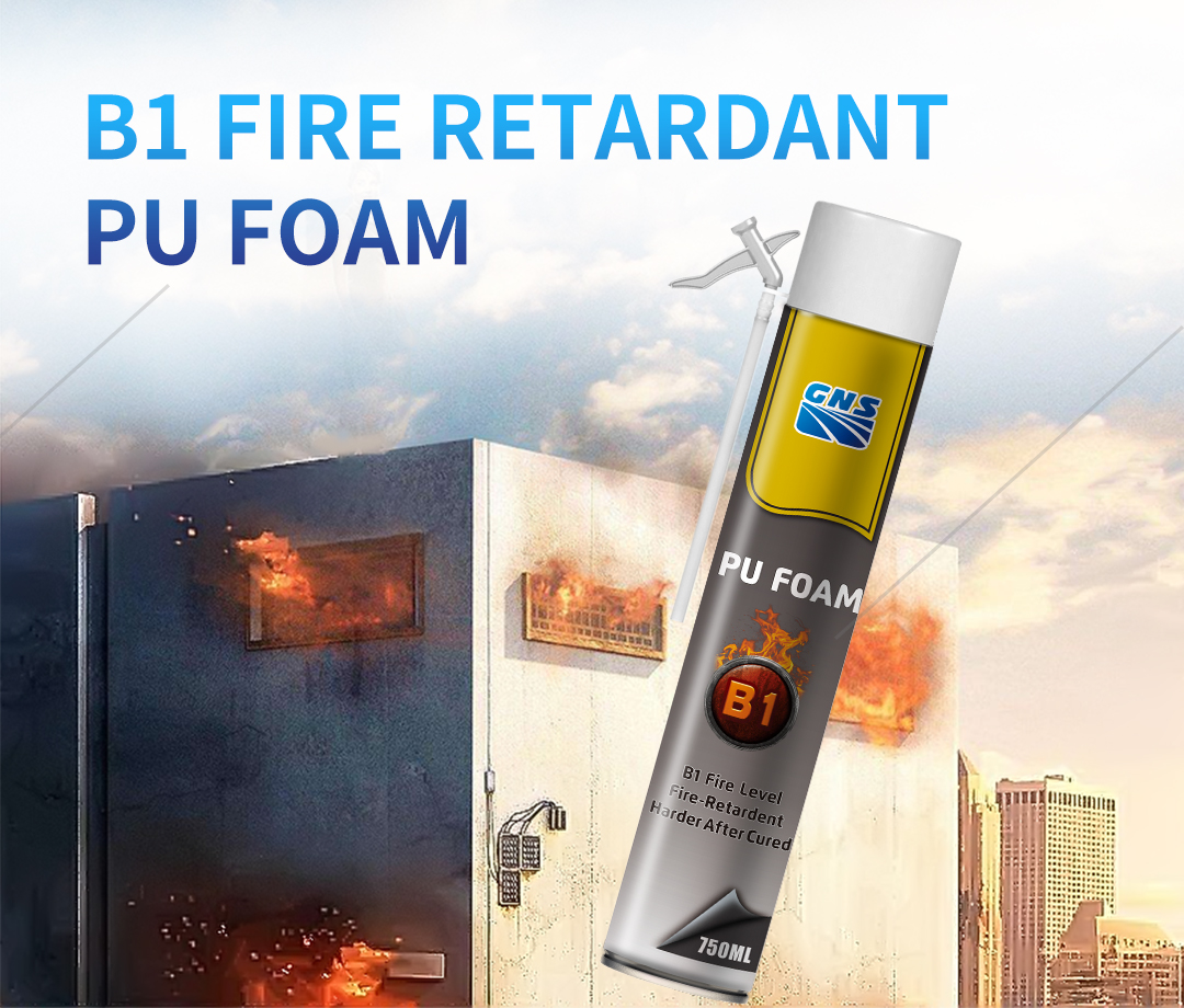B1 Fire Rated PU Expandable Foam Manual Type