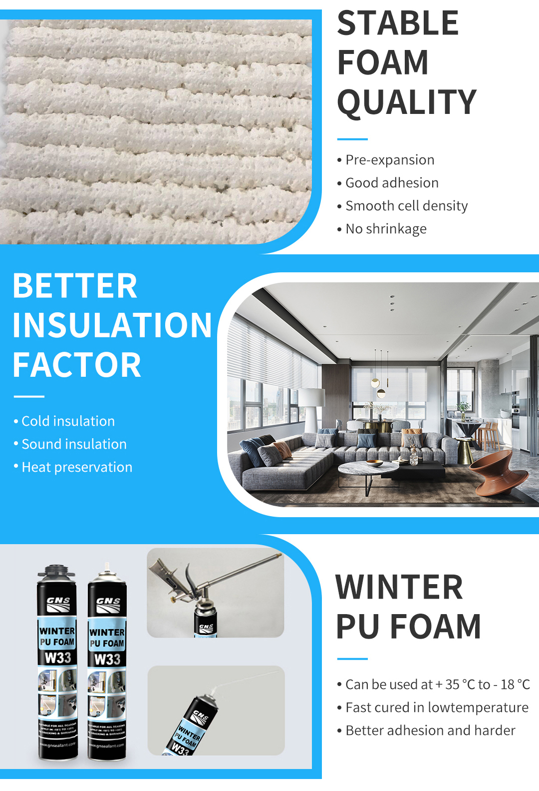 Winter PU Foam Manual Type