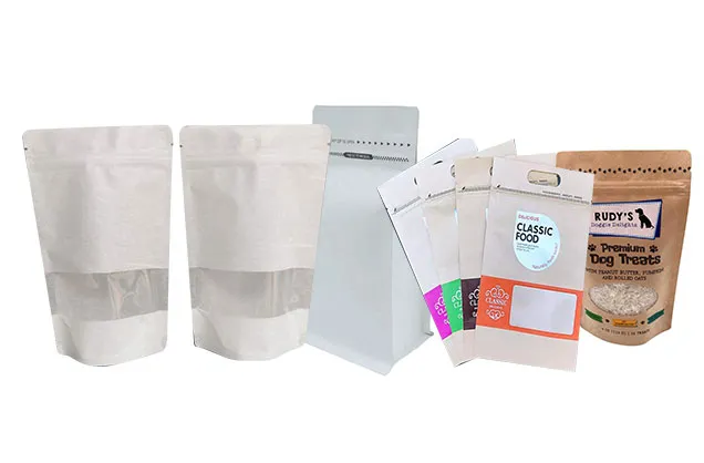  What types of paper bags are used for what type of product packaging