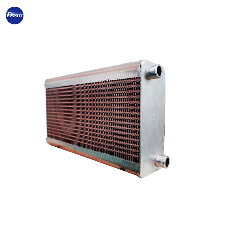 رادیاتور خنک کننده روغن هیدرولیک برای بالابر با کیفیت بهتر با مبدل حرارتی صفحه لحیم کاری شده قیمت - 1