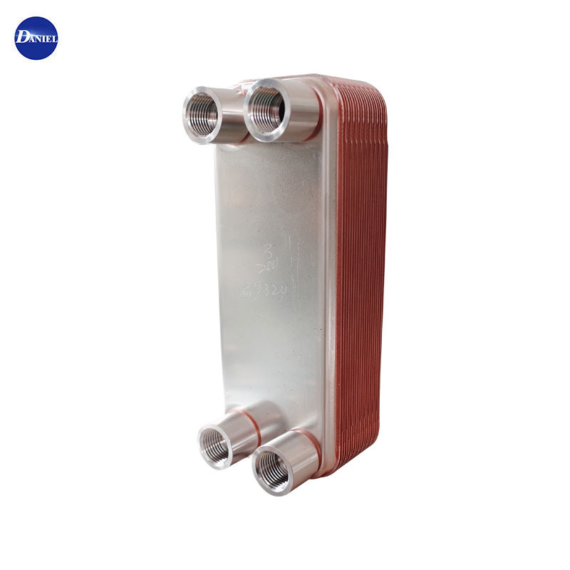 ເຄື່ອງເຮັດຄວາມເຢັນ Brazed Exchanger R410a Refrigerant Condenser ແລະ Evaporator ສໍາລັບ Saler410a ຂາຍແຜ່ນແລກປ່ຽນທອງແດງ