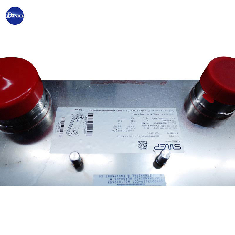 واشر Daniel Phe Tranter Tl10 Tl250 برای مبدل حرارتی صفحه ای کمپرسور تبرید تیتانیوم - 2 