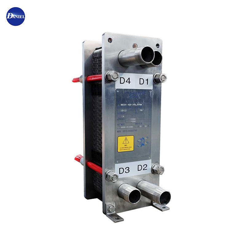 အရည်လဲလှယ်မှုအသေးစိတ်အတွက် Plate Heat Exchanger Br01