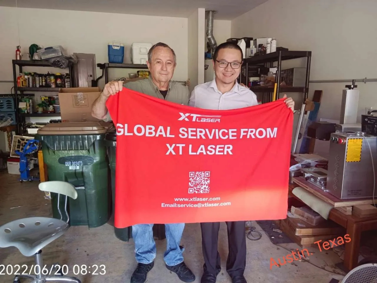 Služba bez starostí, začněte od nového dne XTlaser After-sales Global Service Line American Station