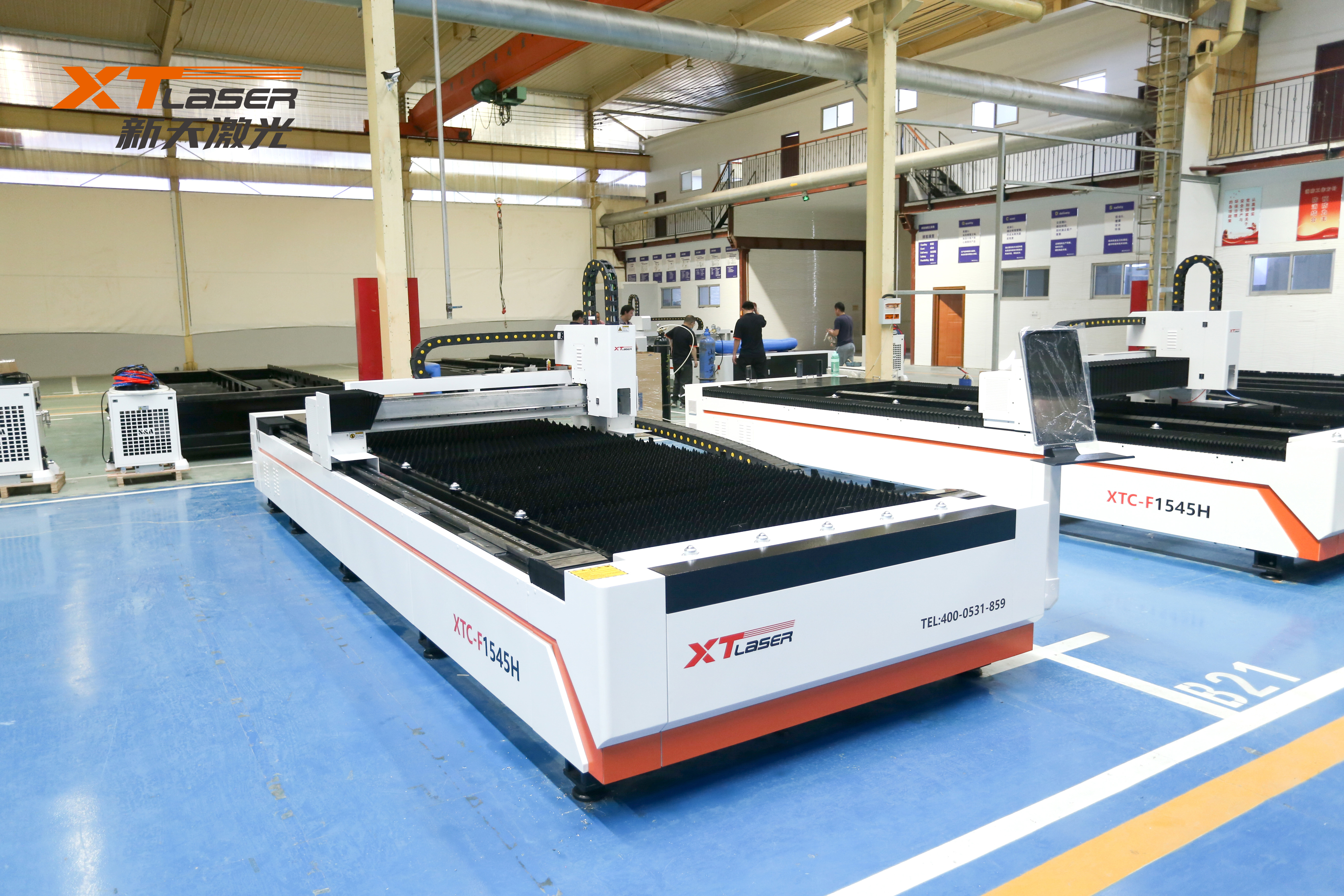 Acceptance steps for laser cutting machine