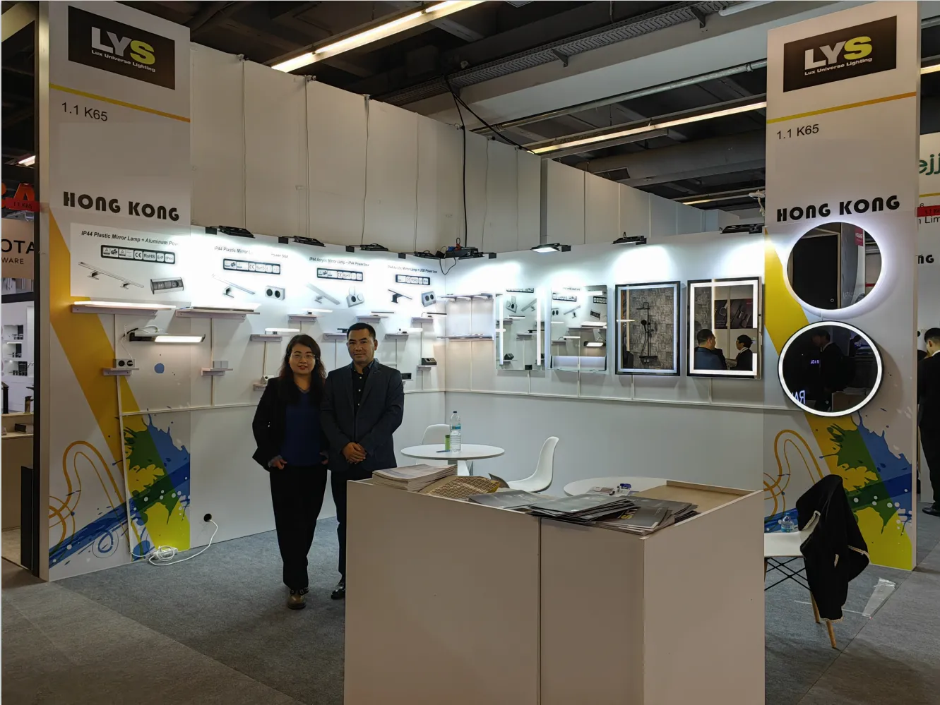 Naše prezentace LED Mirror na ISH Frankfurt 2023 - Novinky - Ningbo Lux Universe Lighting Technology Co., Ltd.