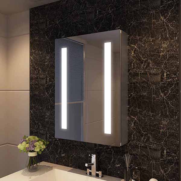 Classic Design Aluminum LED Mirror Cabinet - 3 