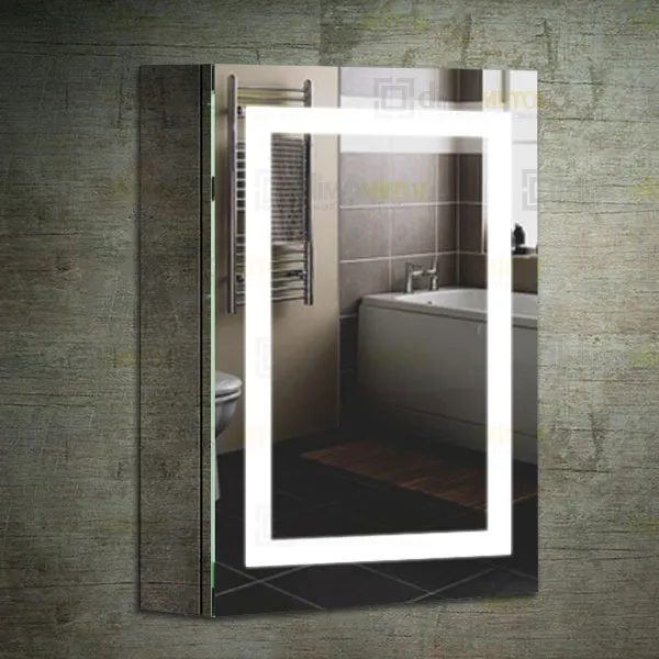 Klasikong Disenyong Aluminum LED Mirror Cabinet