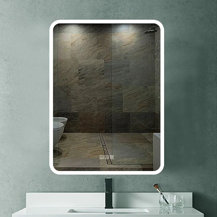 Frameless Rectangle LED Bathroom Mirror