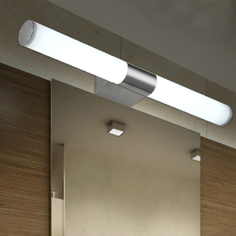 Stainless Cylinder LED Mirror Light Lamp
