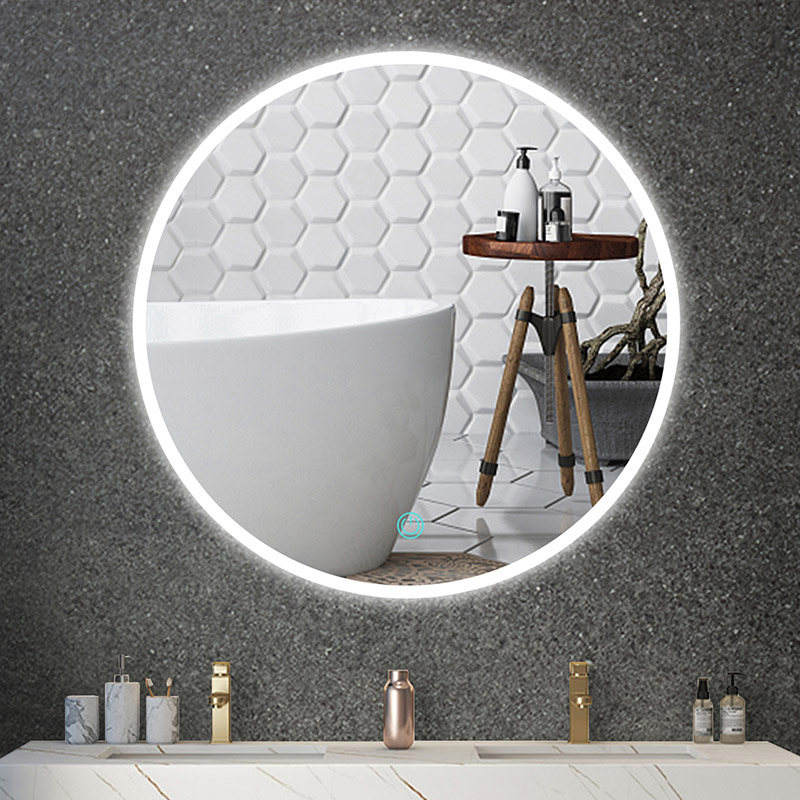 Round LED Bathroom Mirror With Single Touch Round LED Bathroom Mirror With Single Touch - 0 Round LED Bathroom Mirror With Single Touch - 1 Round LED Bathroom Mirror With Single Touch - 2 Round LED Bathroom Mirror With Single Touch