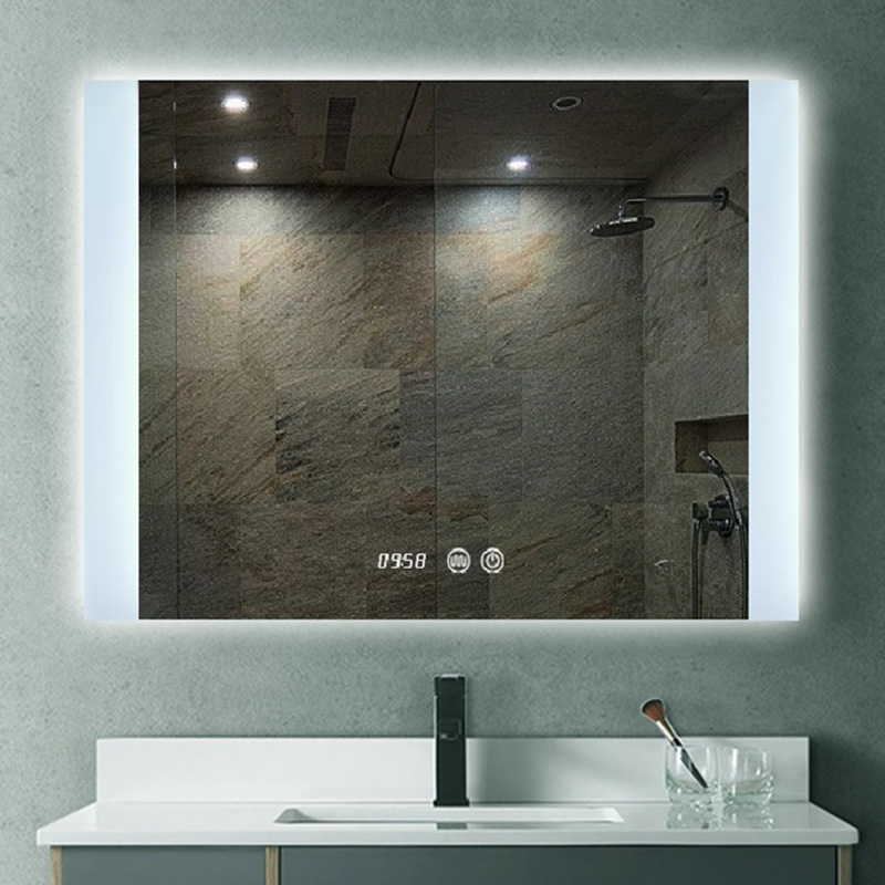Rectangle Led Bathroom Mirror With Acrylic Edge - 1 